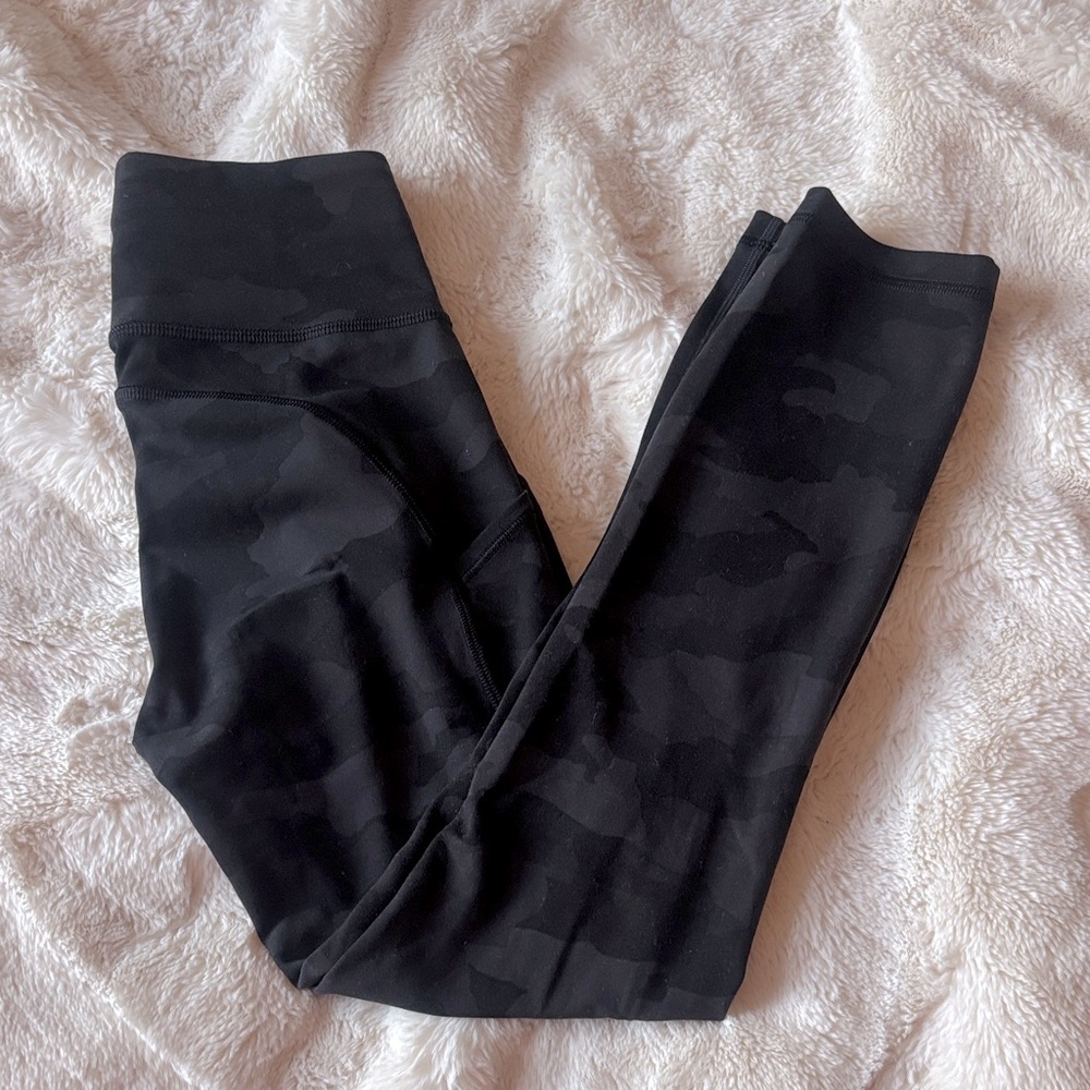 Lululemon Black Camo Leggings